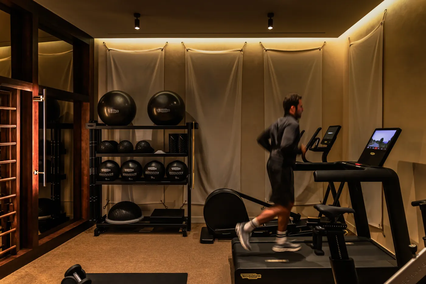 O ginásio, Technogym