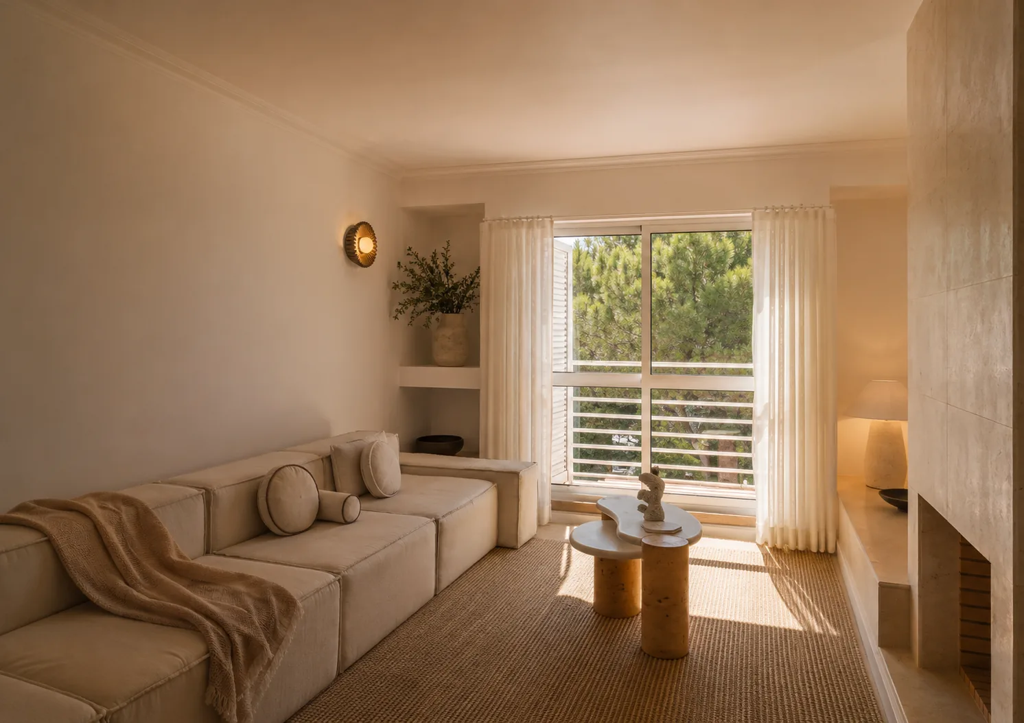 One-Bedroom Apartment, garden view