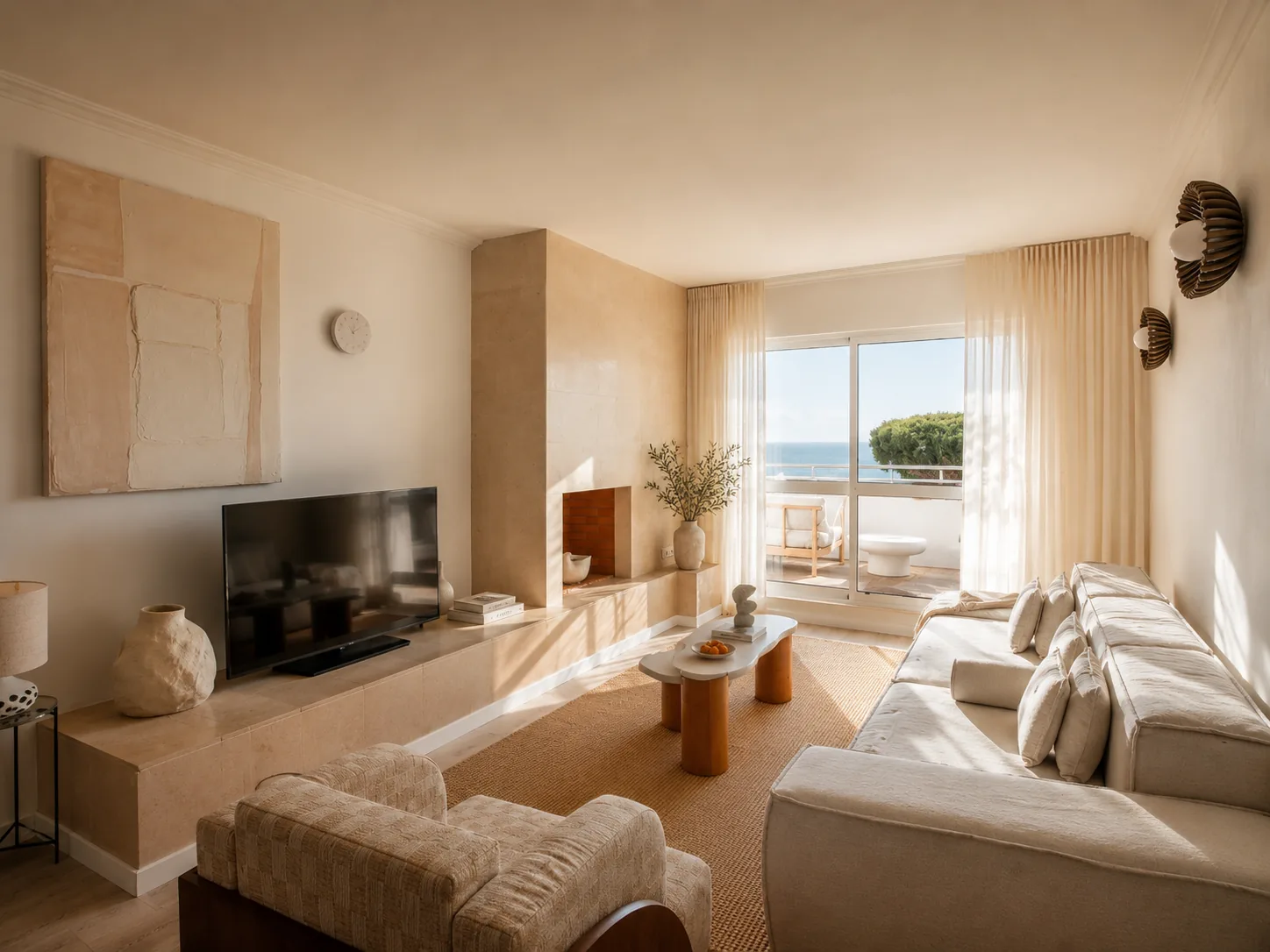 Two-Bedroom Apartment, sea view